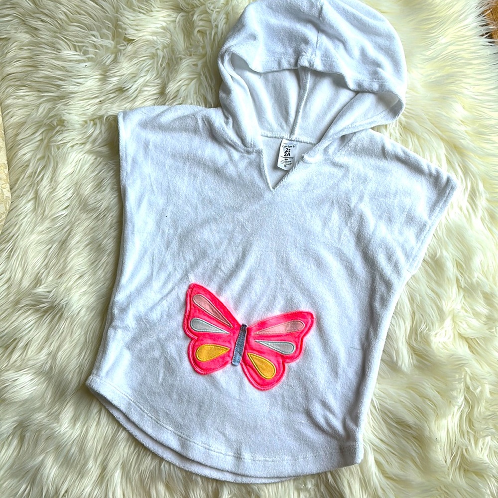 2T Carter’s Swim Coverup With Butterfly Pocket
